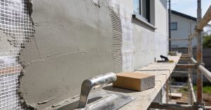 Zacieranie kleju na elewacji pod malowanie: idealna warstwa pod tynk